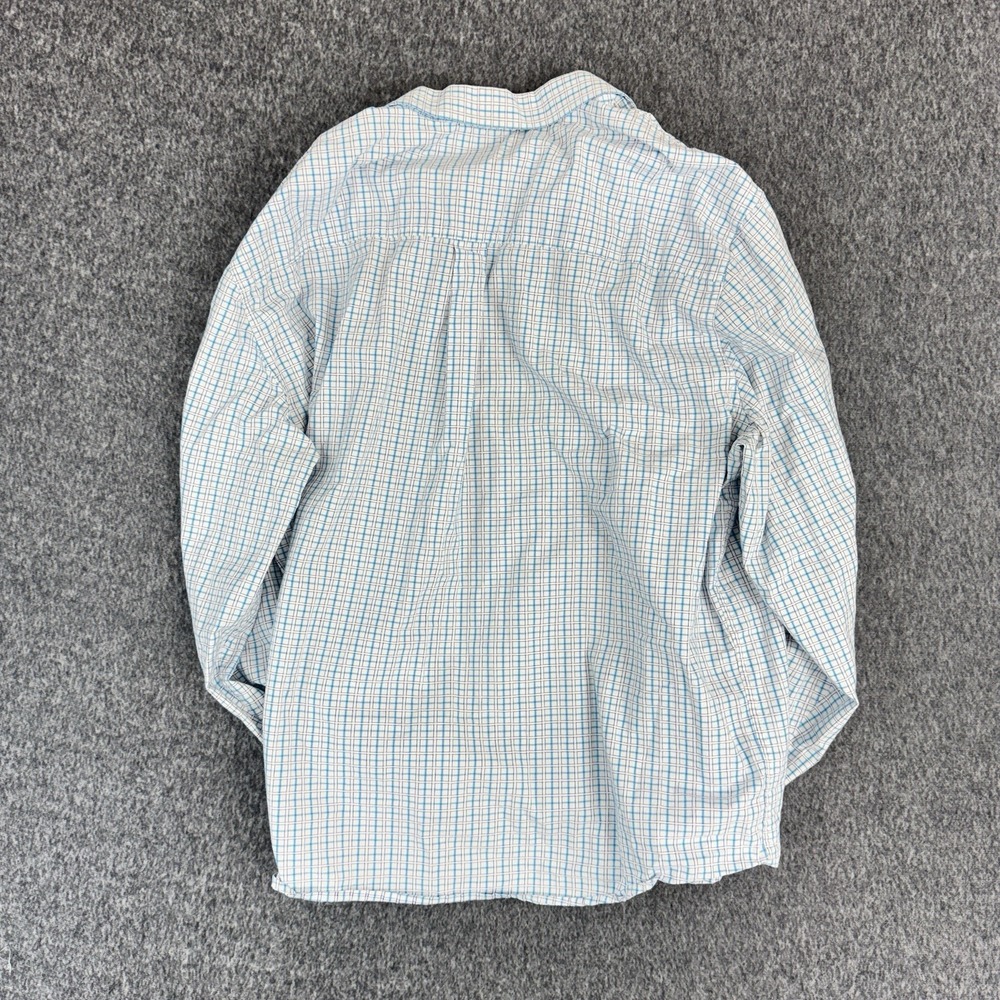 Cody James Core Plaid Button Up Stretch White Blue Mens‎ XXL - Picture 5 of 10